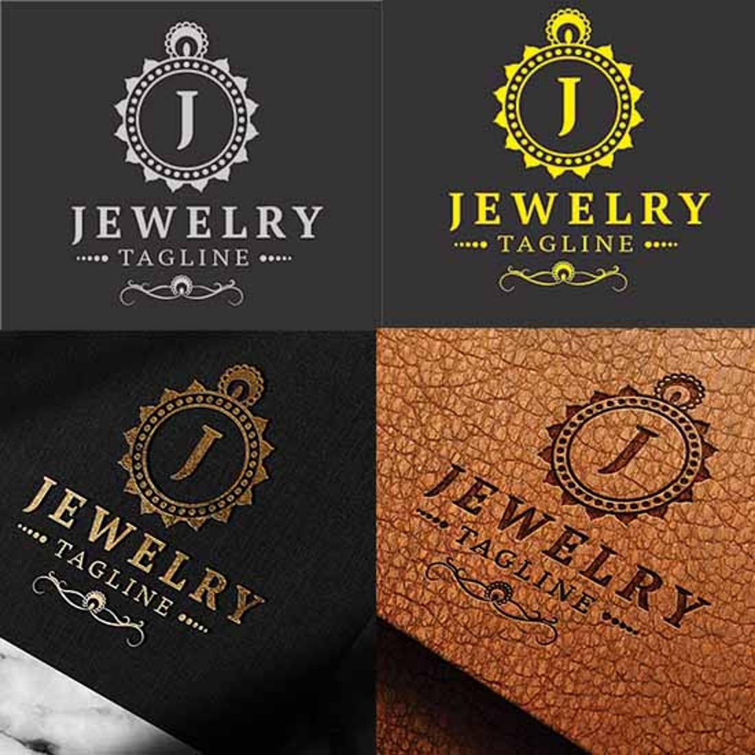 Jewelry logo Template cover image.