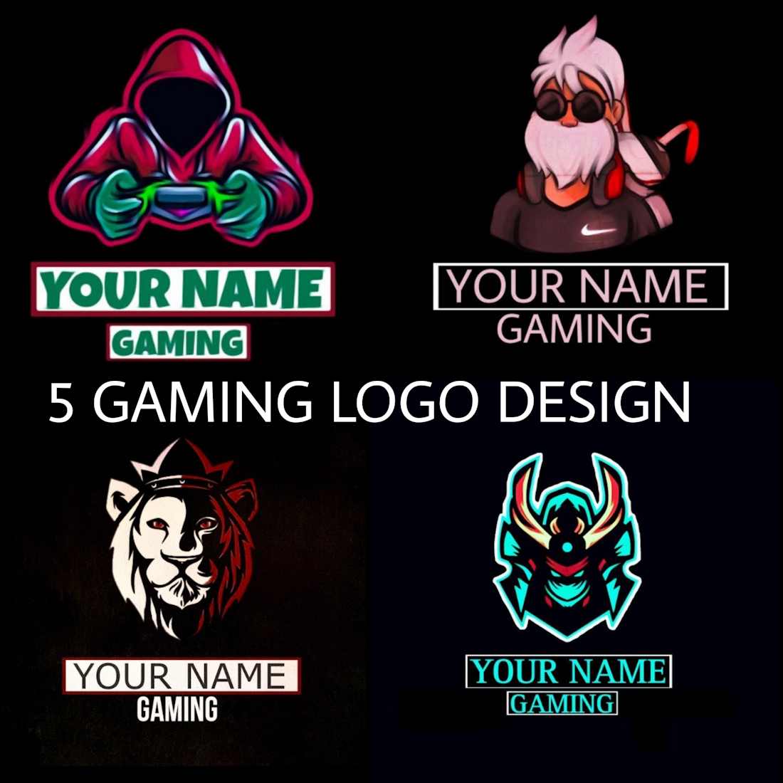 cool youtube gaming logos
