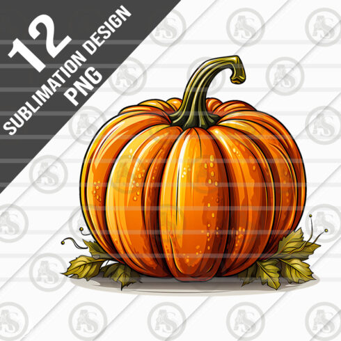 Pumpkin Sublimation PNG, Pumpkin Png, Sublimation Design, Fall Svg, Thanksgiving Svg, Pumpkin Clipart, Fall Pumpkin, Autumn Png, Pumpkin, Digital Download cover image.
