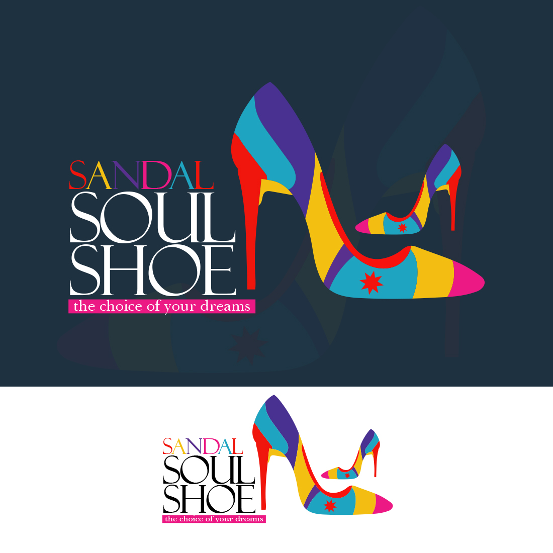 Business logo (Sandal Soul Shoe) with all formats - Only$10 preview image.