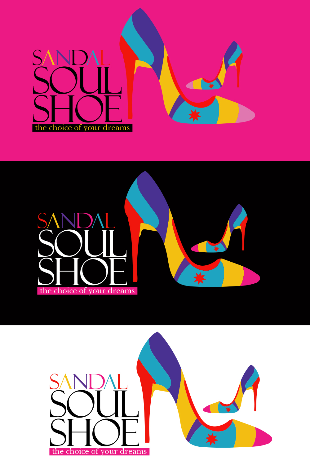 Business logo (Sandal Soul Shoe) with all formats - Only$10 pinterest preview image.