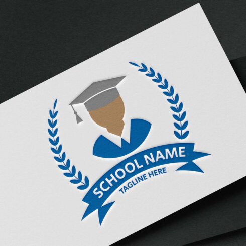 Design a 100% Editable School/University/College Logo cover image.