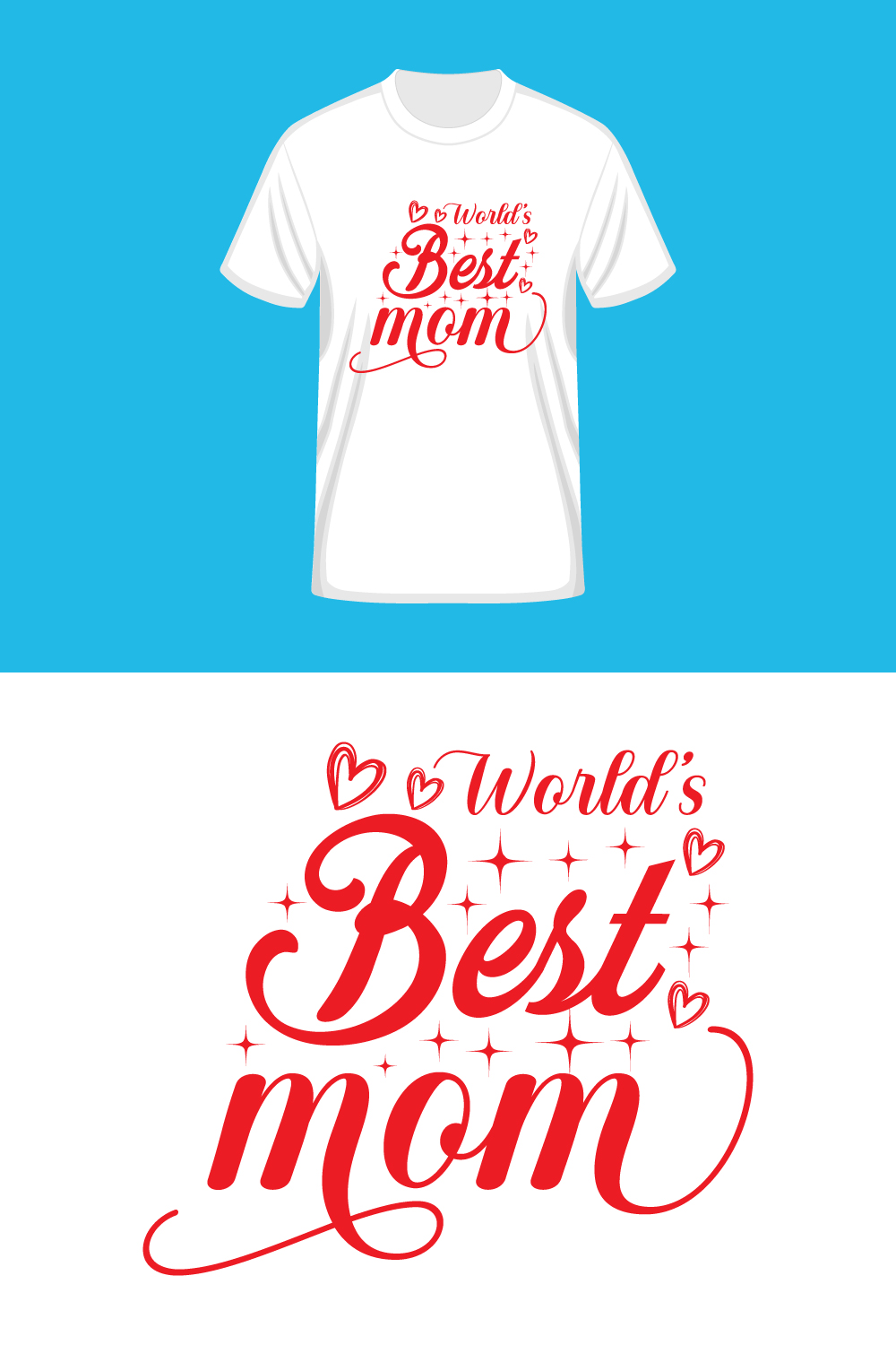 Mother's day t shirt that says 'you are the best mom' on it pinterest preview image.