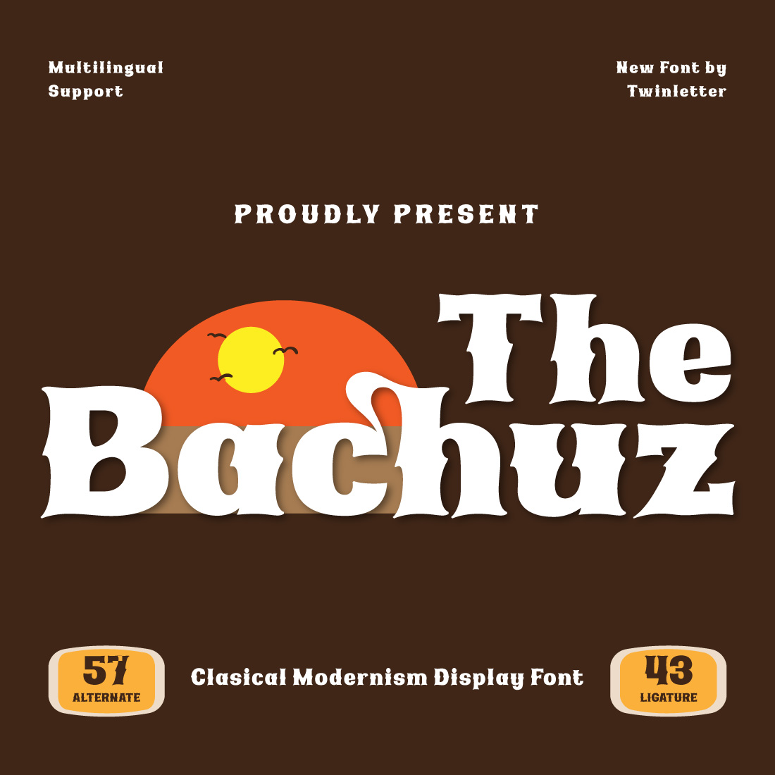 The Bachuz | Serif Classic Modernism preview image.