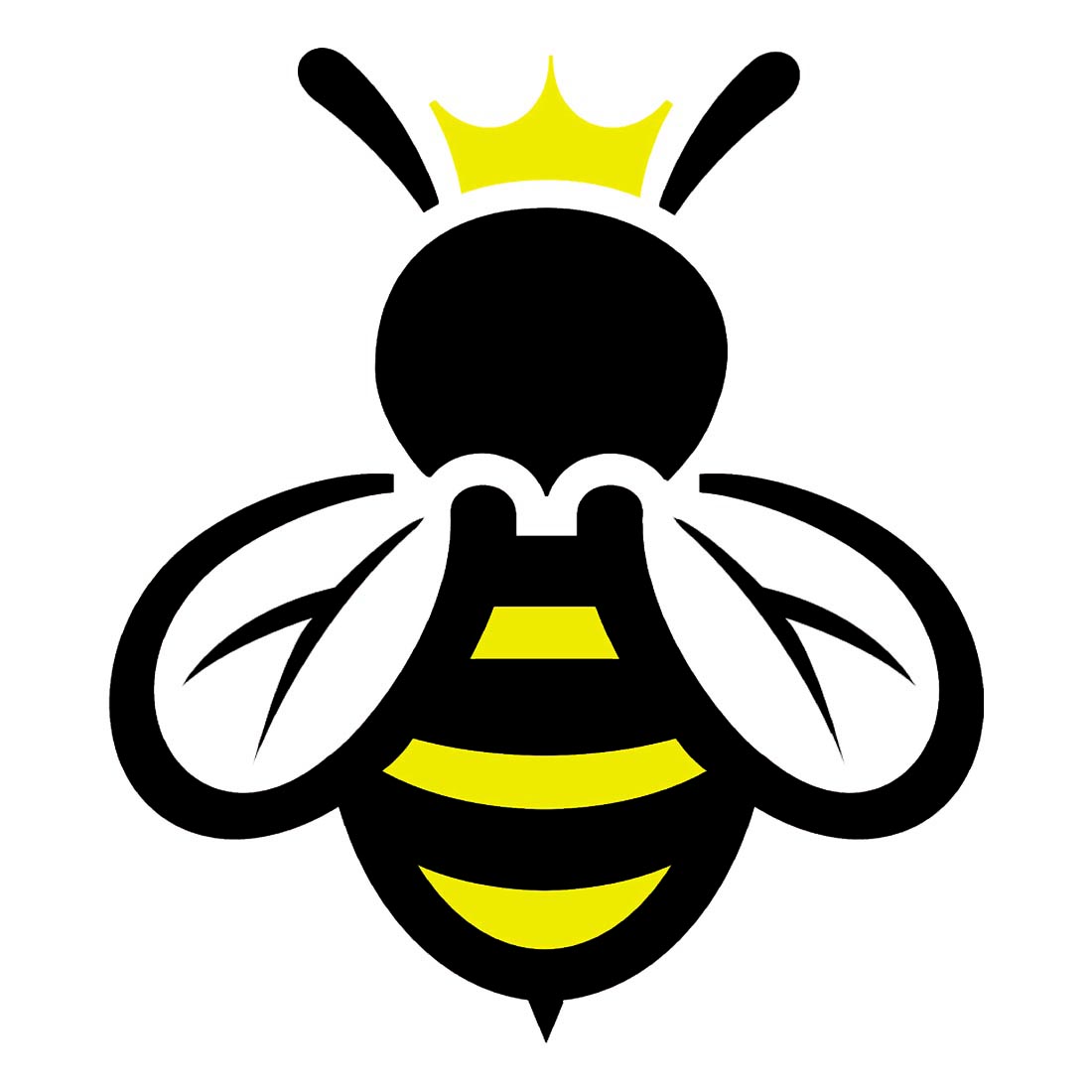 Creative Honey Bee Queen Logo preview image.
