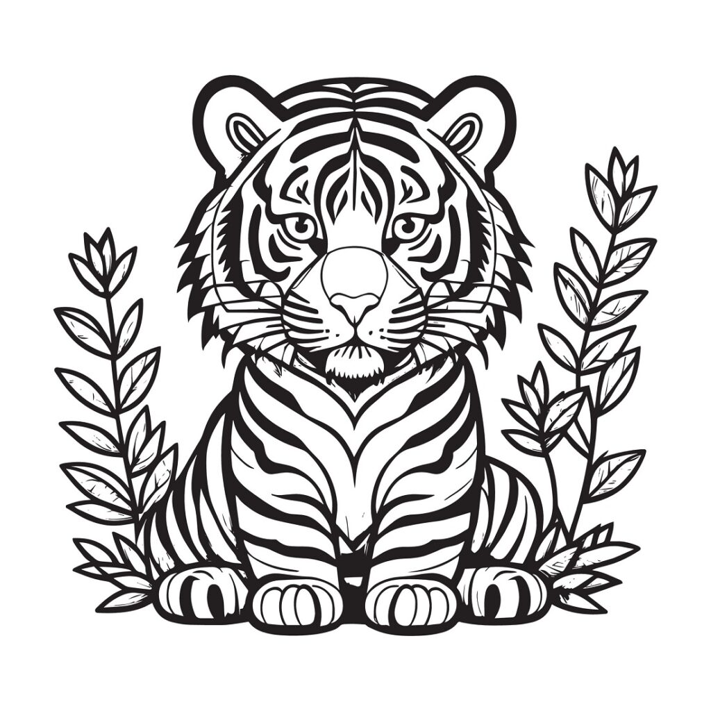 Tiger vector logo concept tiger vector - MasterBundles