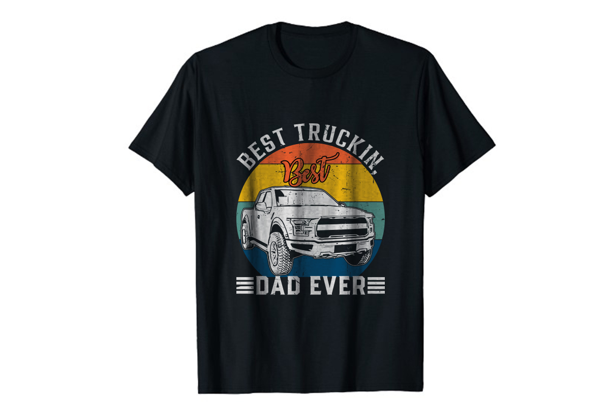 truck driver t shirts design vector. 1 399