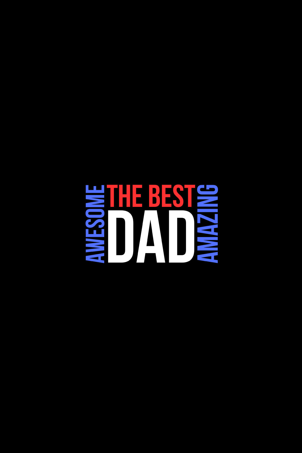 THE BEST DAD TSHIRT DESIGN pinterest preview image.