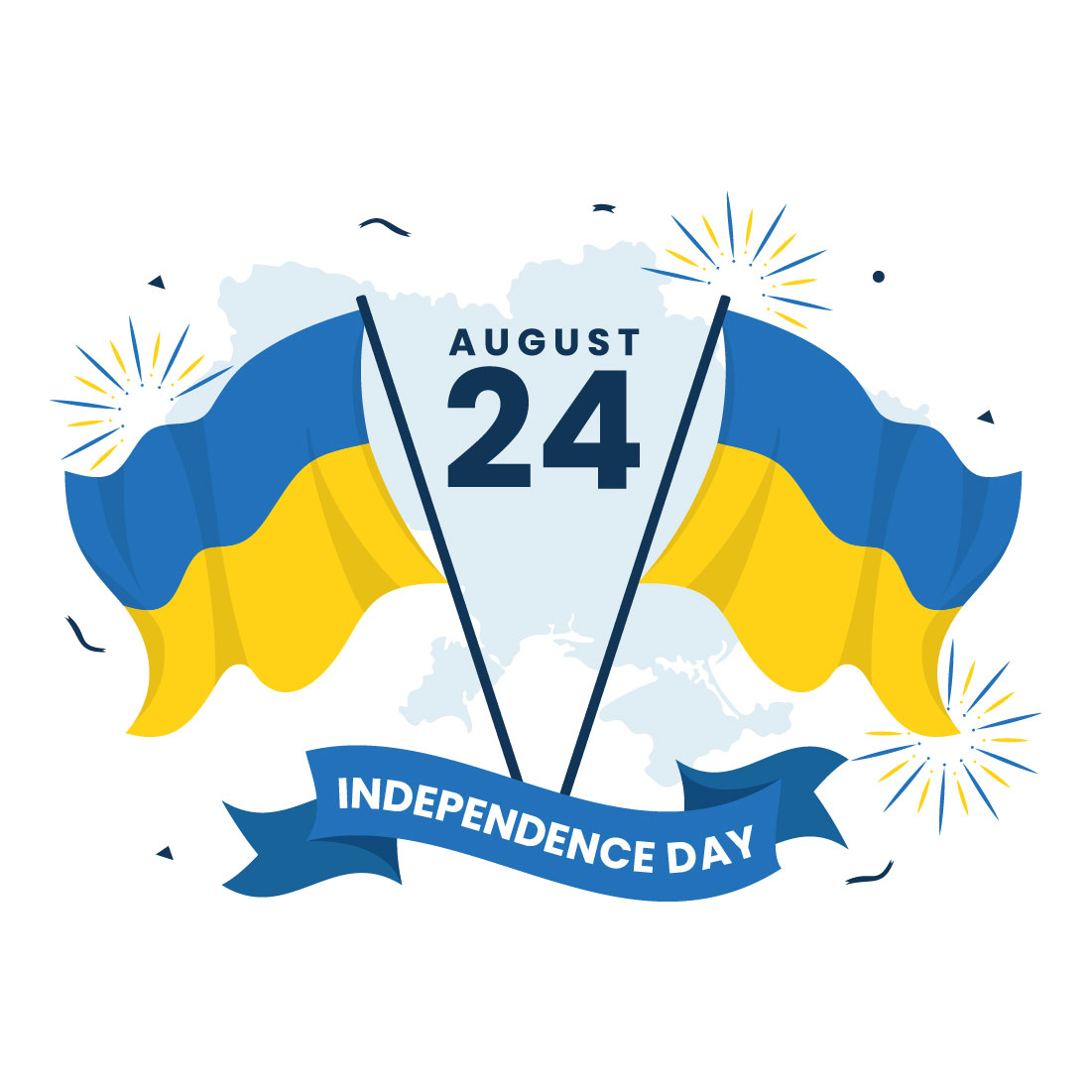 16 Ukraine Independence Day Illustration preview image.