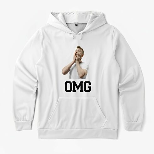 OMG All-Over Print Unisex Hoodie cover image.