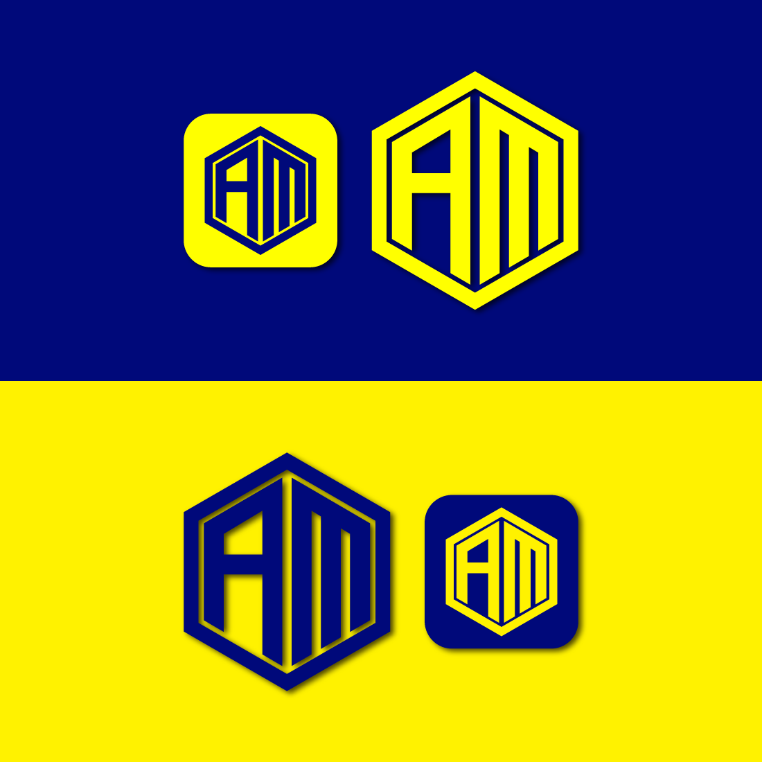 AM Logo Design cover image.