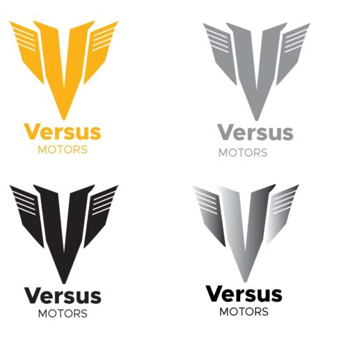 V Letter Logo Design- VERSUS MOTORS LOGO TEMPLATE cover image.