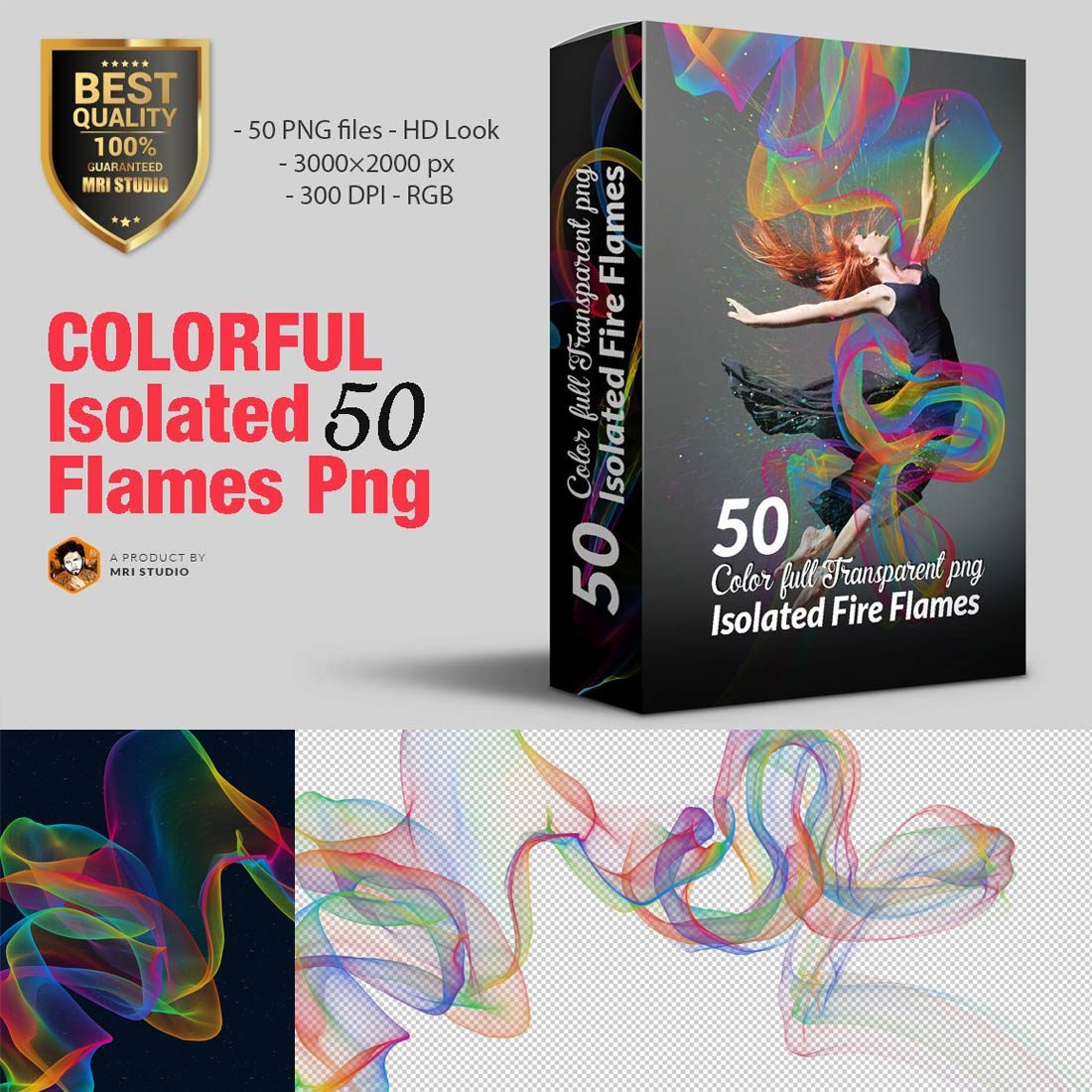 Isolated Abstract Flames cover image.