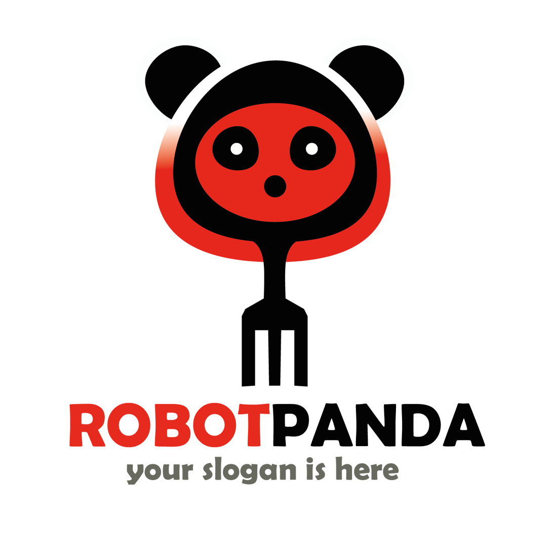 Robot Panda Logo preview image.