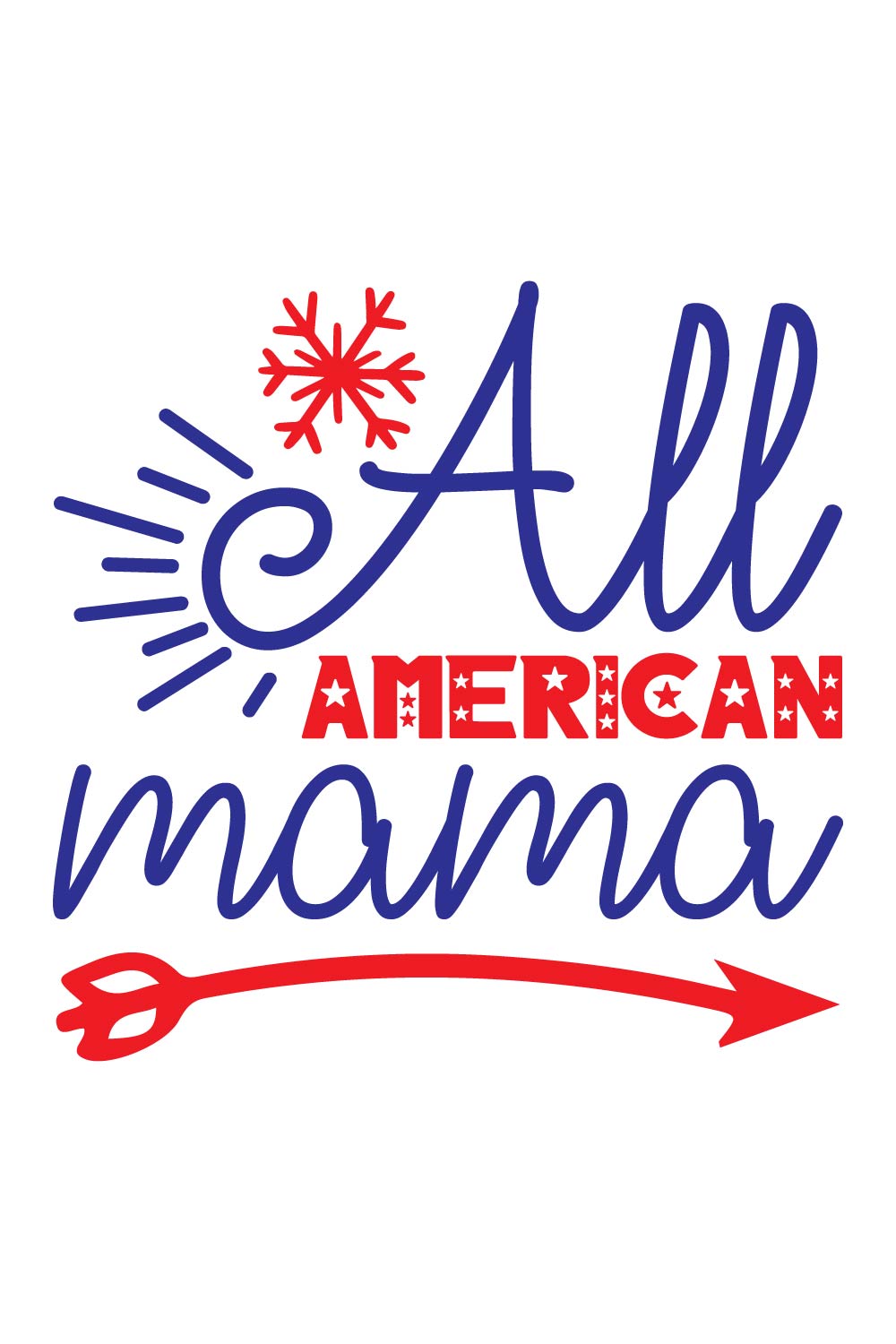 All American Mama pinterest preview image.