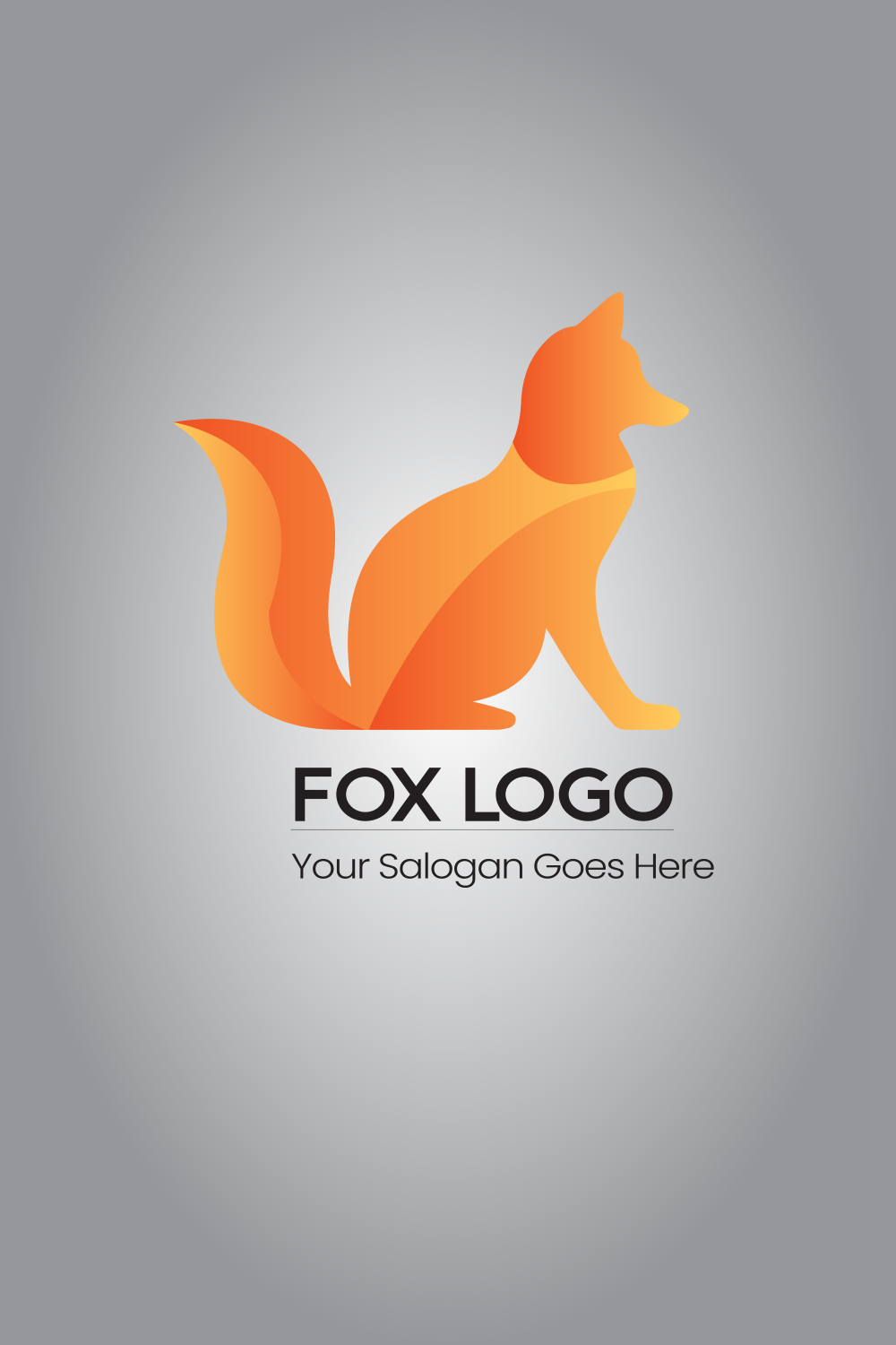 Fox logo pinterest preview image.