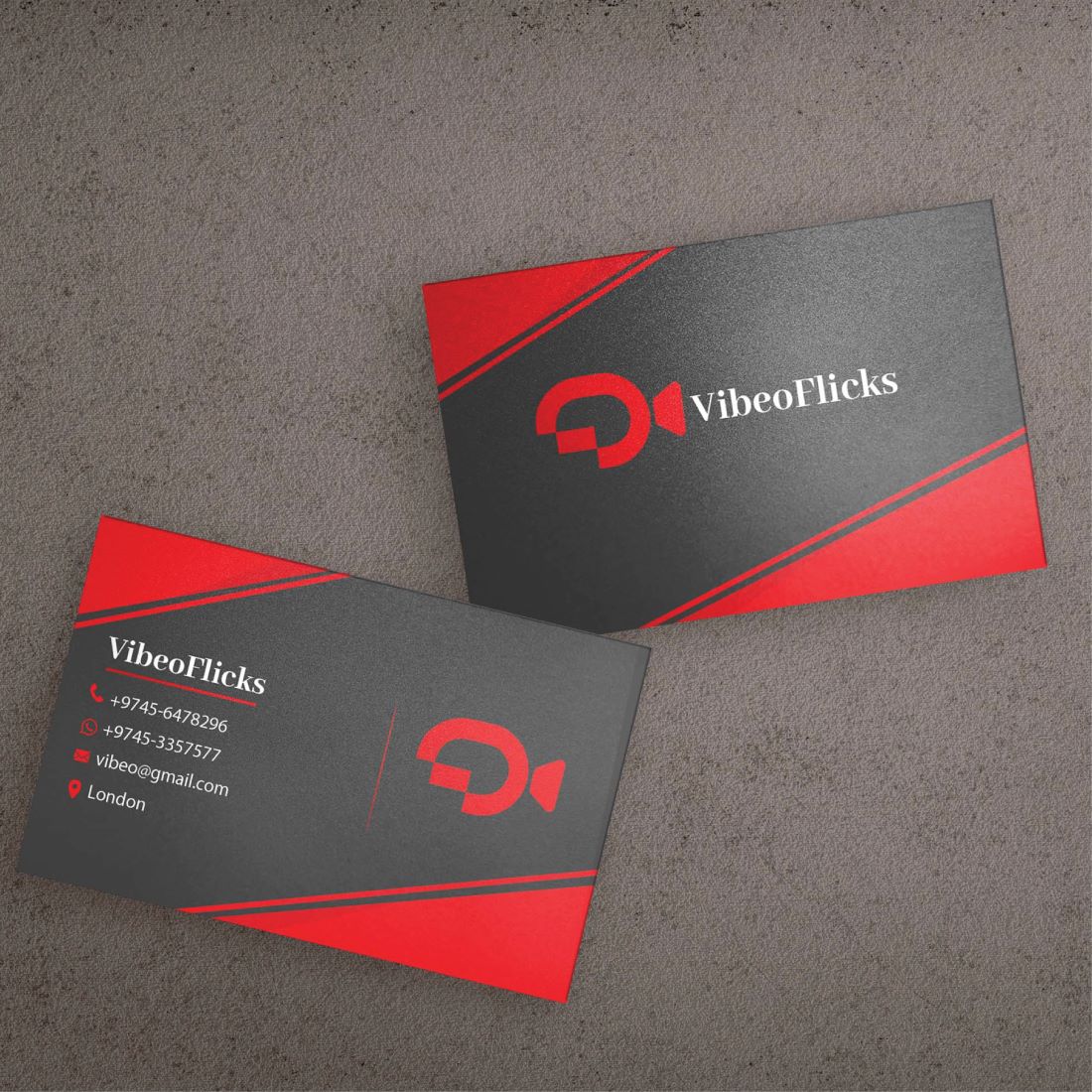 Professional Business card cover image.