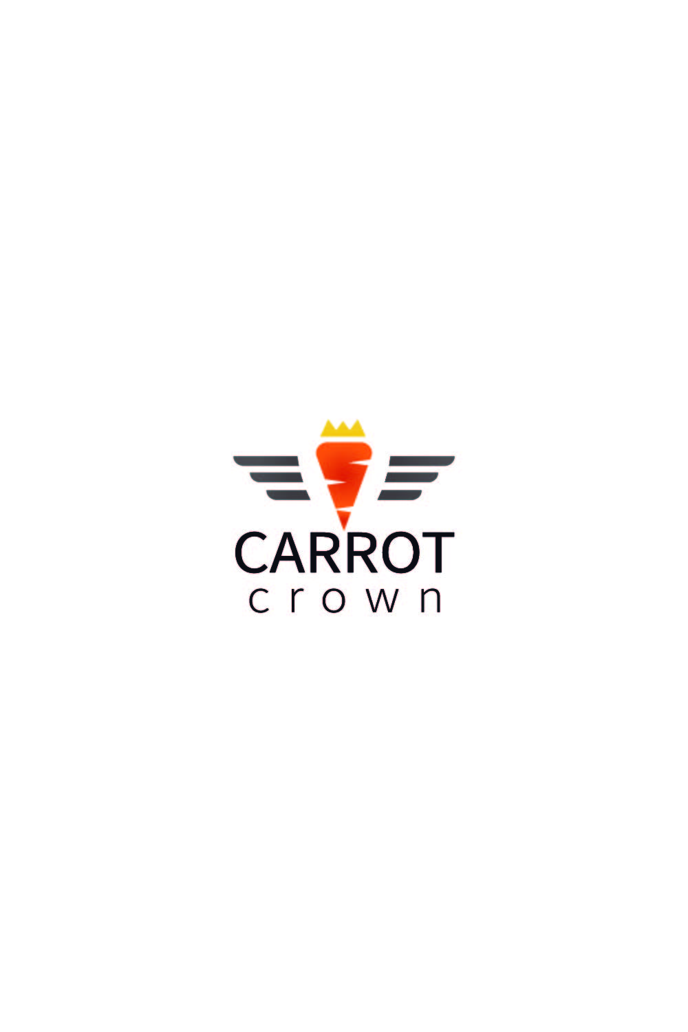 caroot crown logo just $5 pinterest preview image.