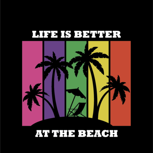 Beach T-Shirt Design cover image.