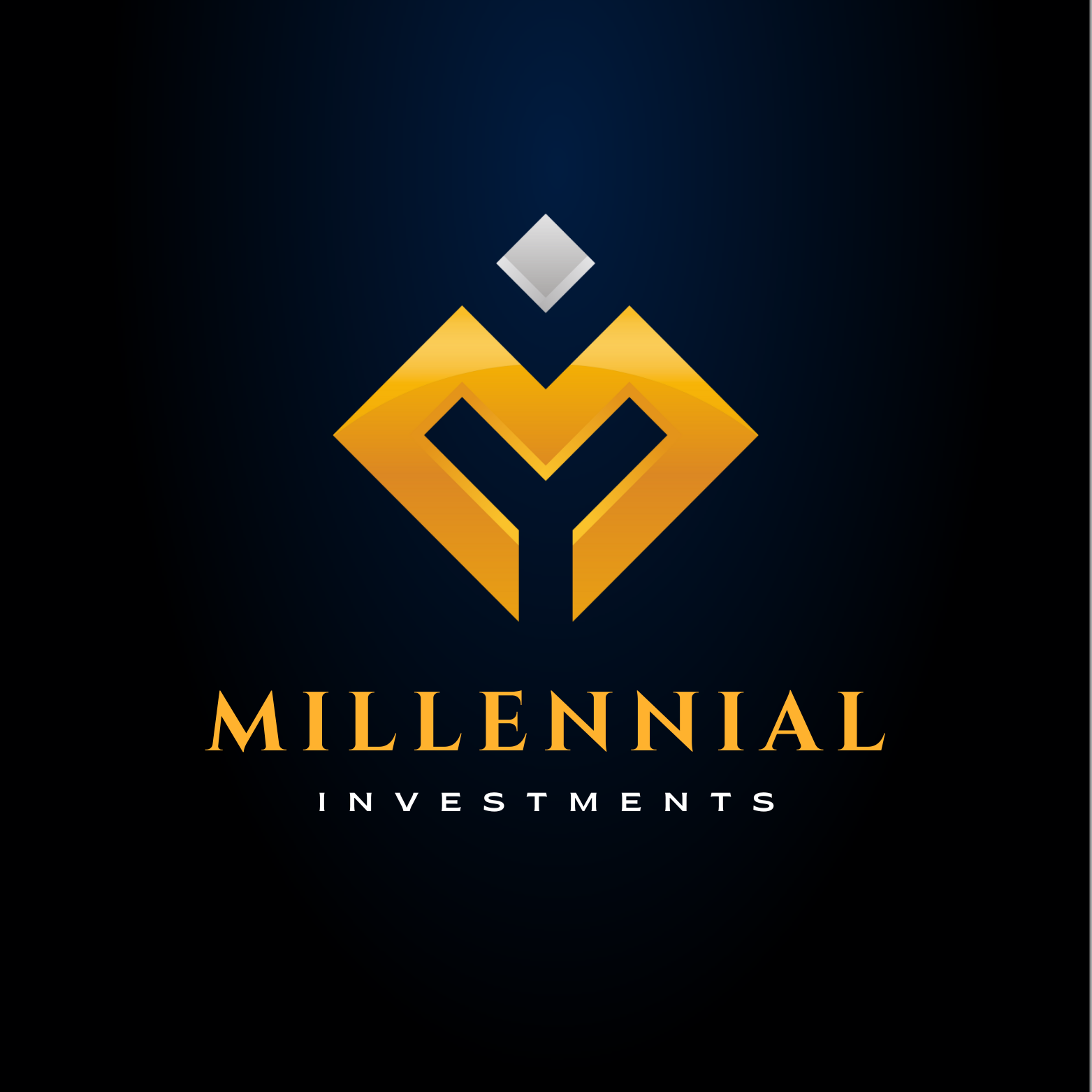 Gold Silver Financial Investment Logo Template preview image.