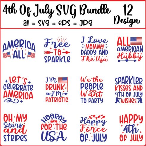 4th Of July SVG Bundle cover image.