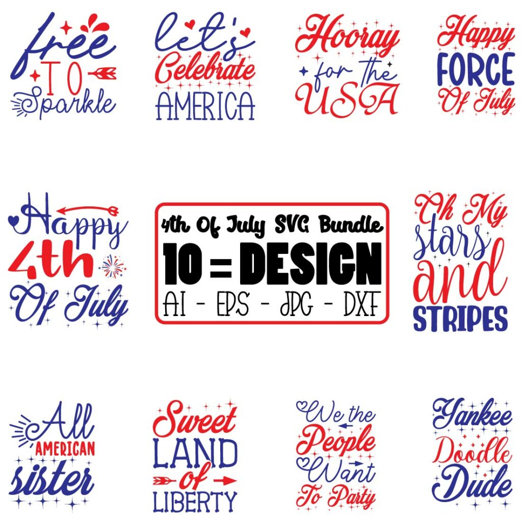 4th Of July SVG Bundle - MasterBundles