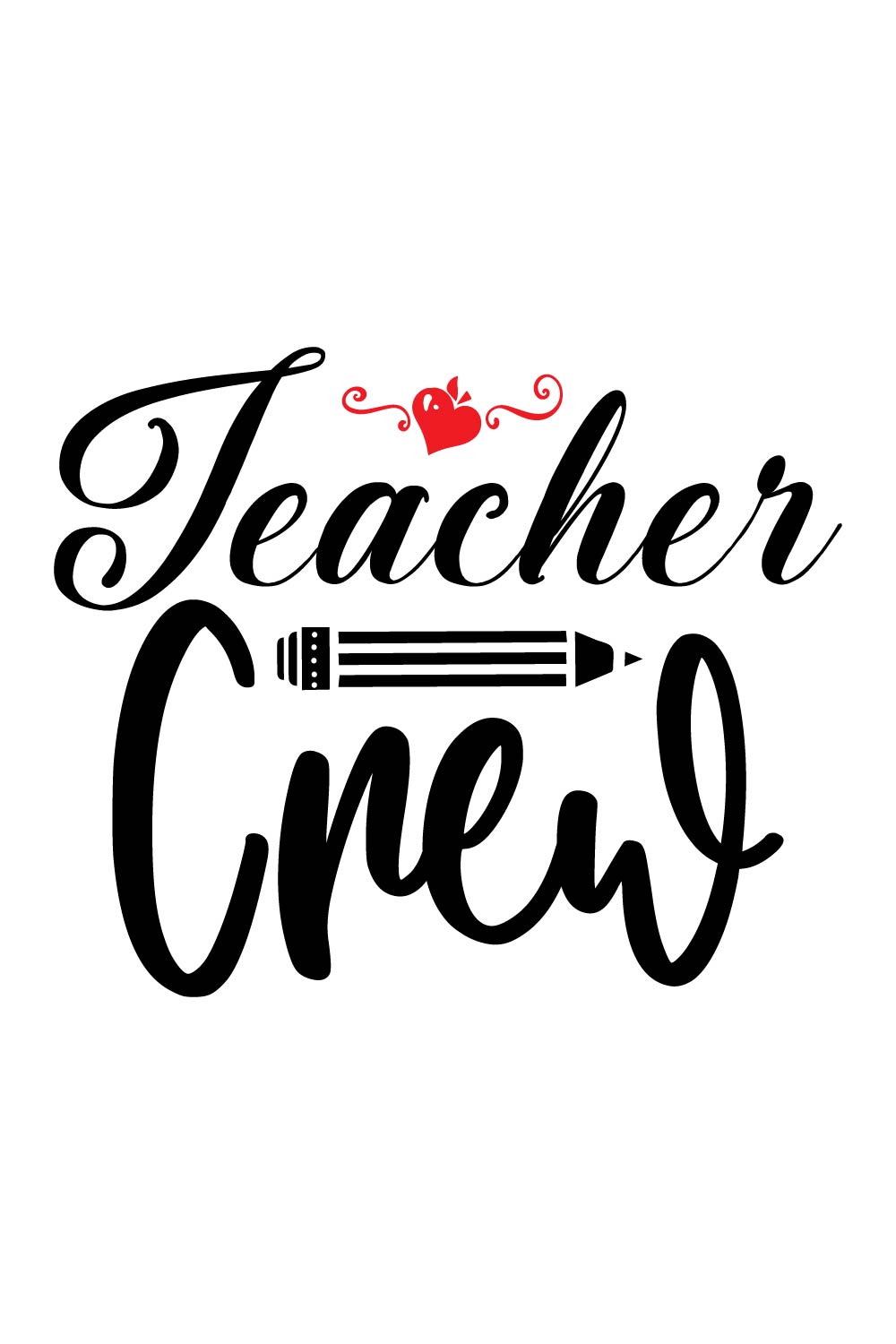 Teacher Crew pinterest preview image.