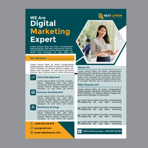 Corporate Business Flyer Marketing Social post cover image.