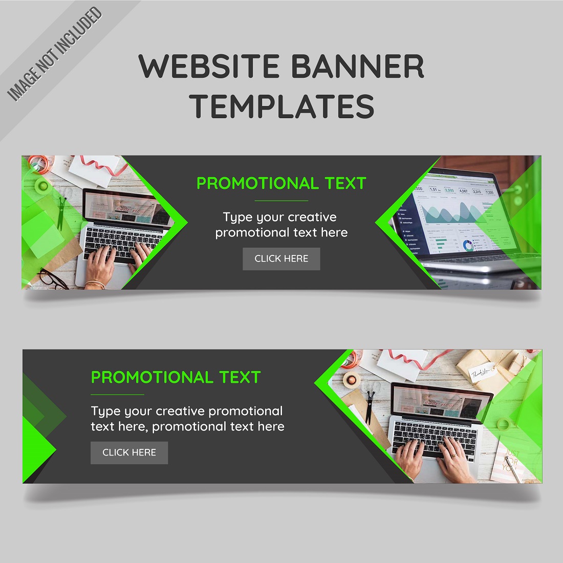 Website banner templates cover image.
