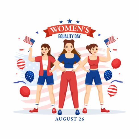 15 Womens Equality Day in United States Illustration cover image.