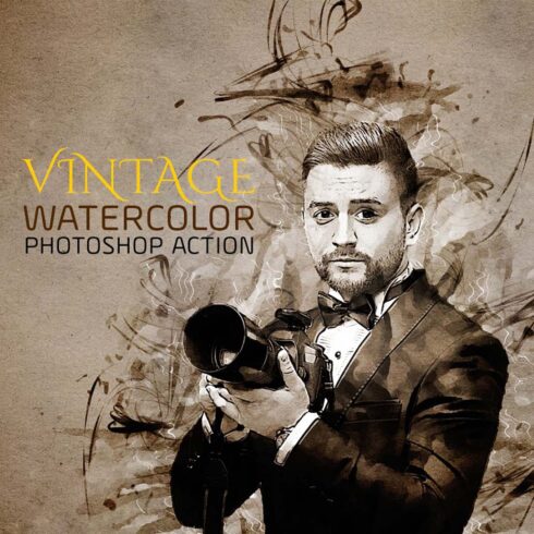 Vintage Watercolors Art Action cover image.