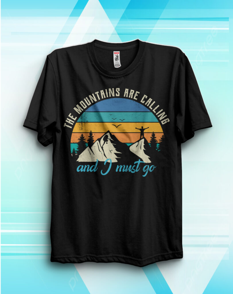 Hiking vintage t-shirt design bundle - MasterBundles