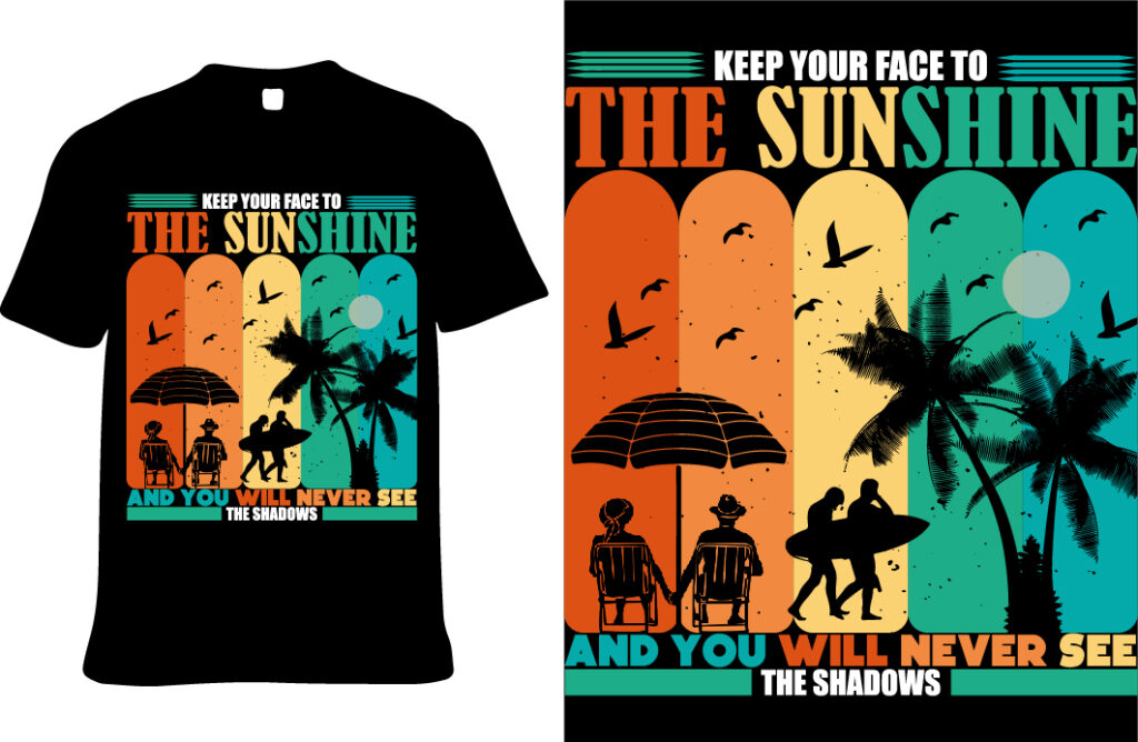 Custom Typography T-Shirt Design - MasterBundles