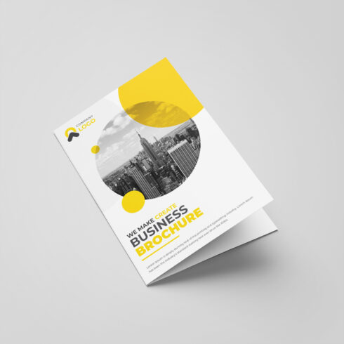 Corporate business brochure or company profile or annual report template design cover image.
