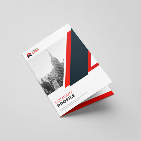 Multipage Bifold Brochure Or Company Profile Or Annual Report Template Design cover image.