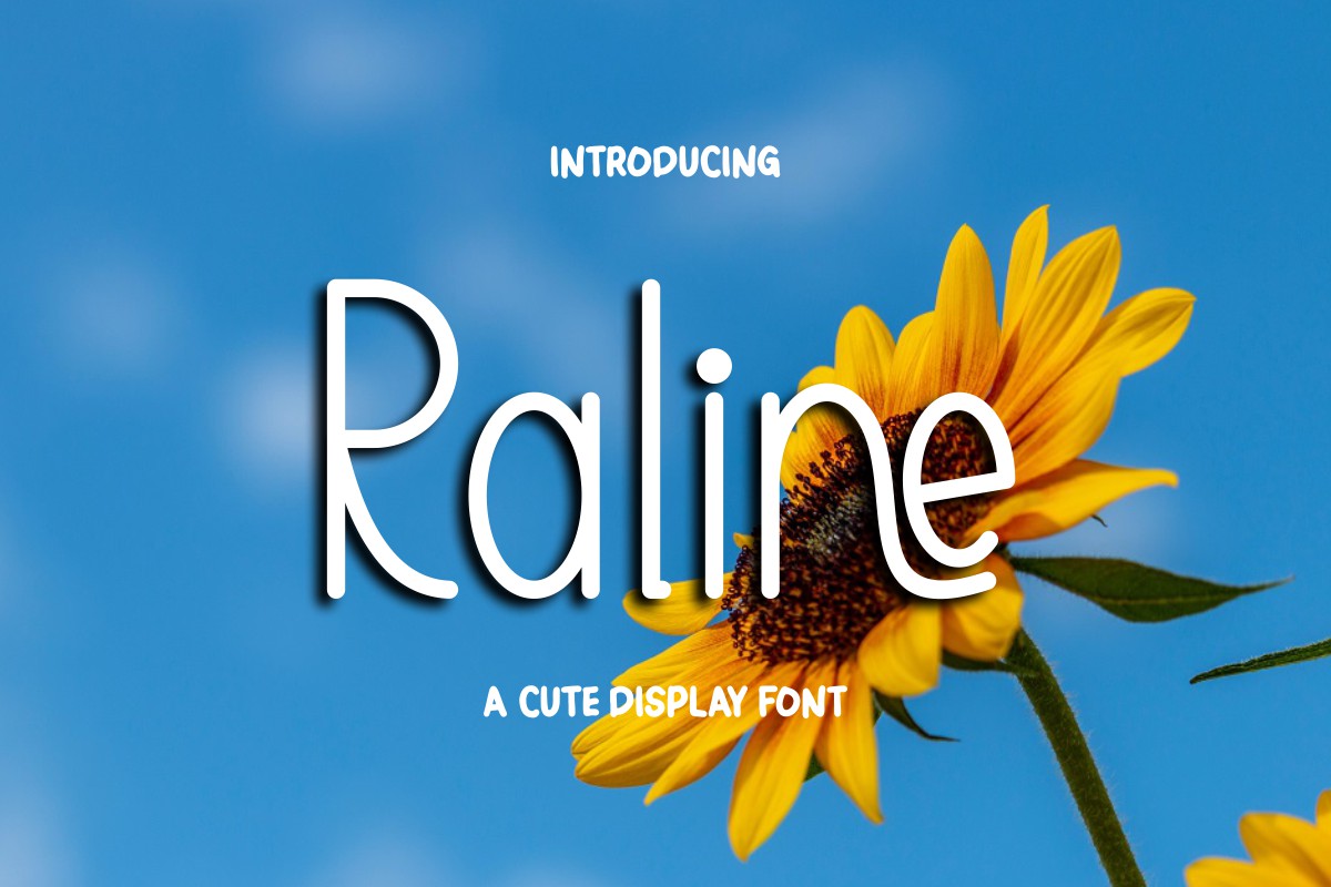 01 raline cute display font preview 797
