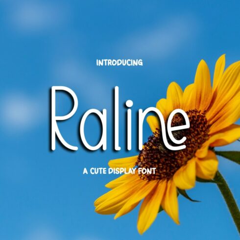 Raline - Cute Display Font cover image.