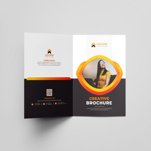 Brochure cover or book cover vector template design cover image.