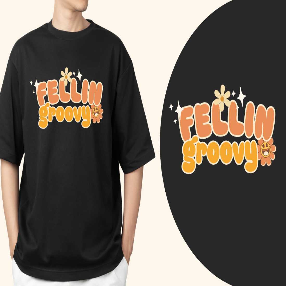 04 felin groovy display font mockup t shirt custom 396