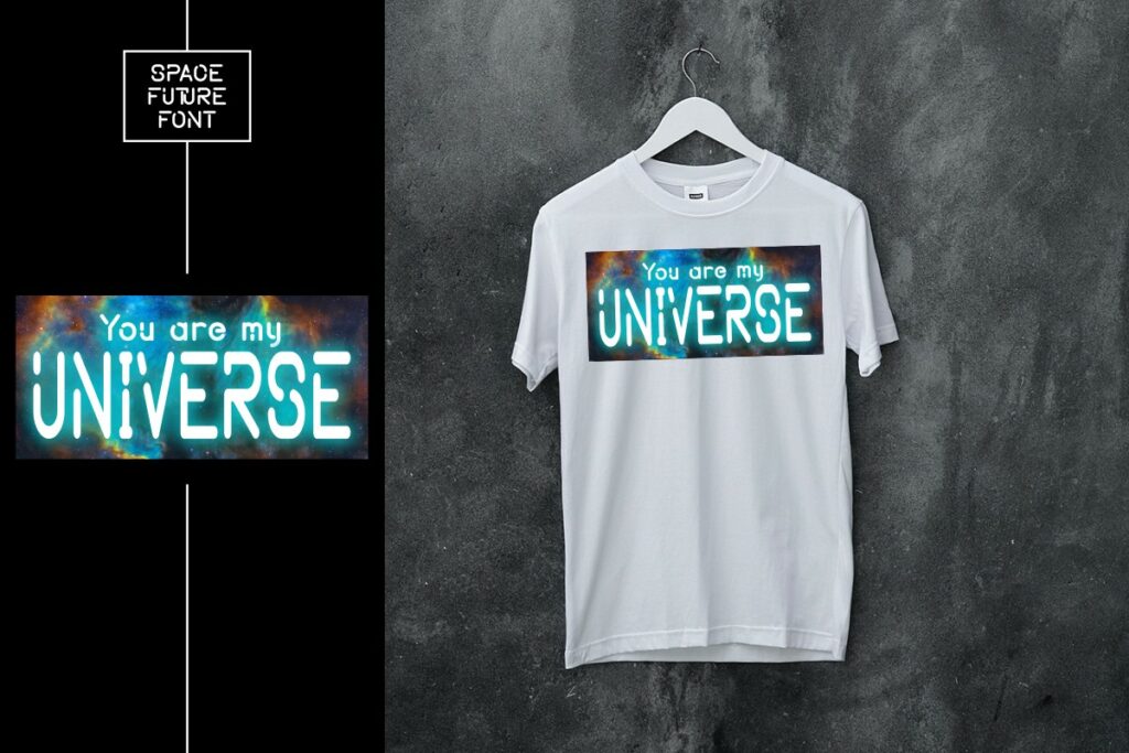Space Future - Modern Futuristic Display Font - MasterBundles