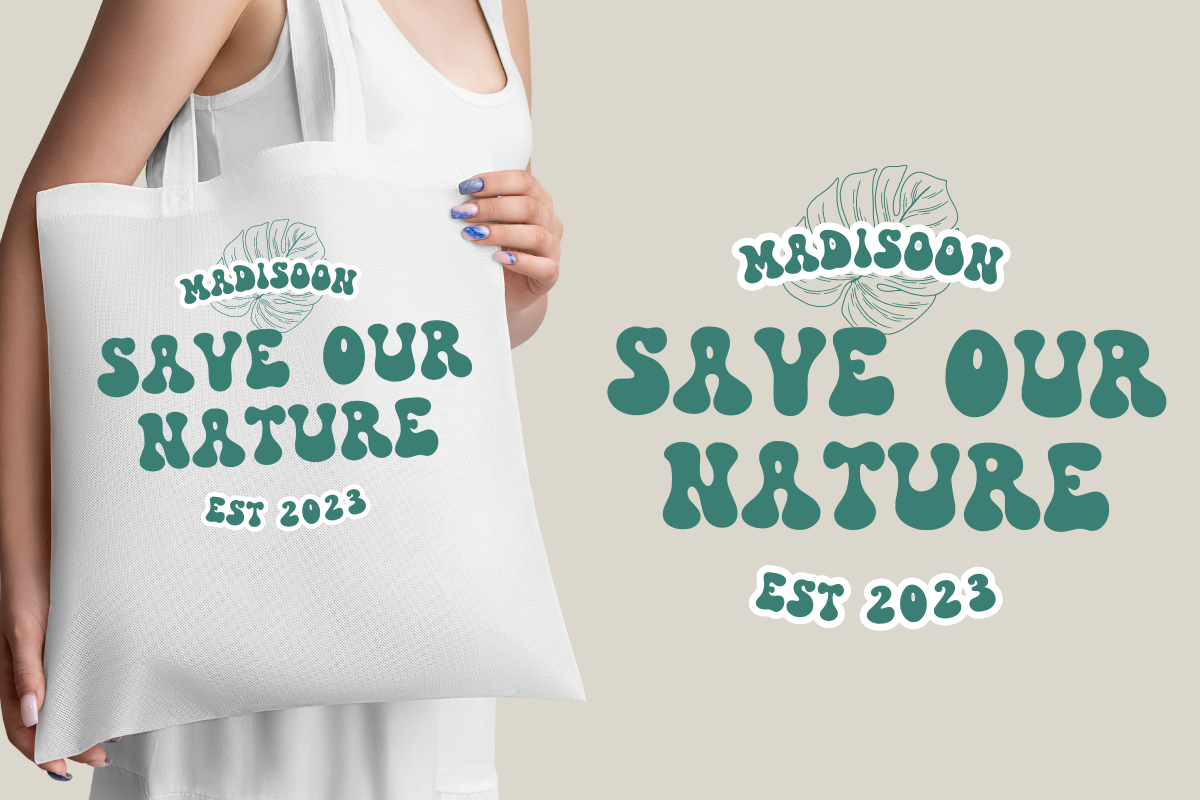 06 preview madisoon retro vintage font quote mock up branding totebag 843