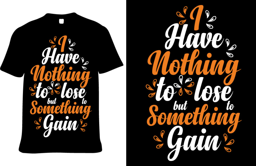 Custom Typography T-Shirt Design - MasterBundles