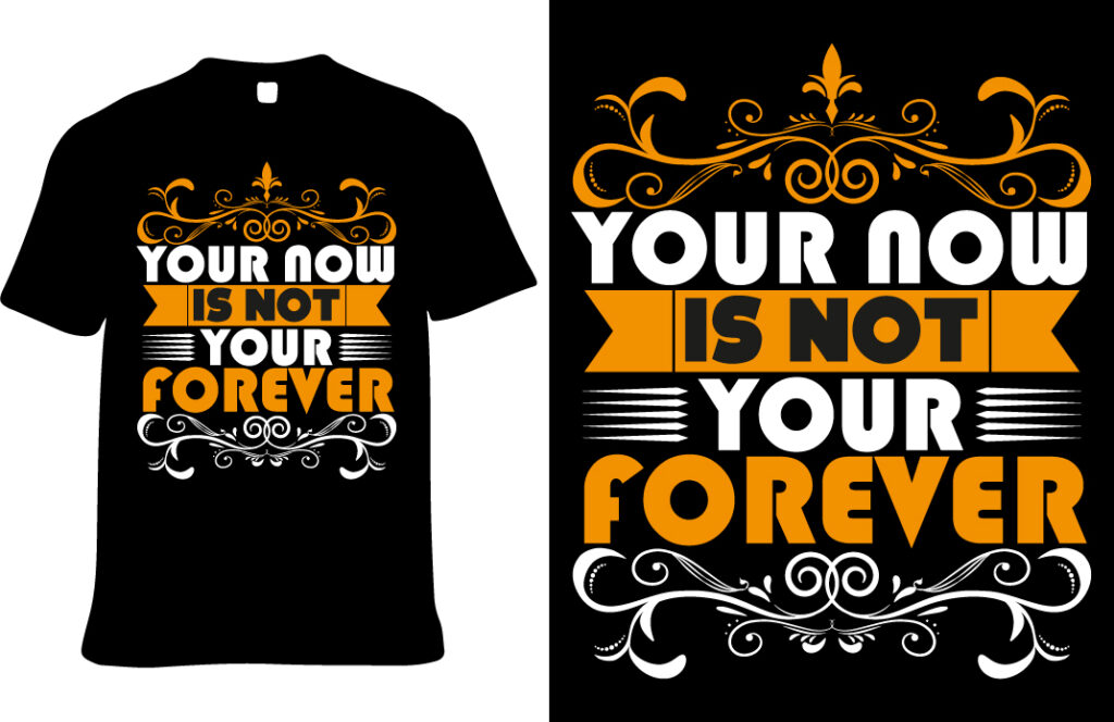 Custom Typography T-Shirt Design - MasterBundles