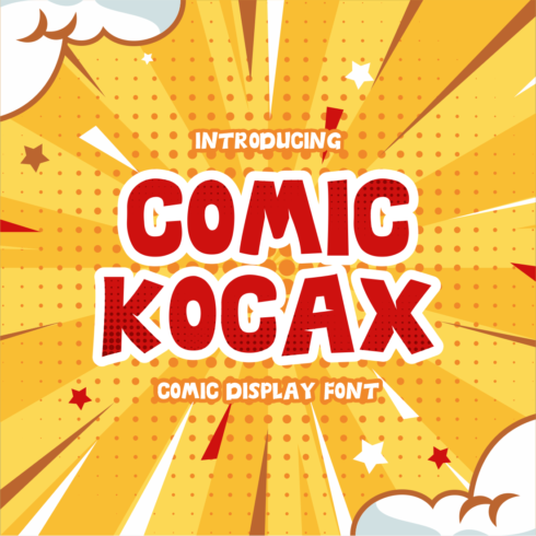 Comic Kocax Display Font cover image.