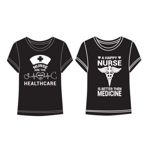 Nurse T-shirt Design cover image.