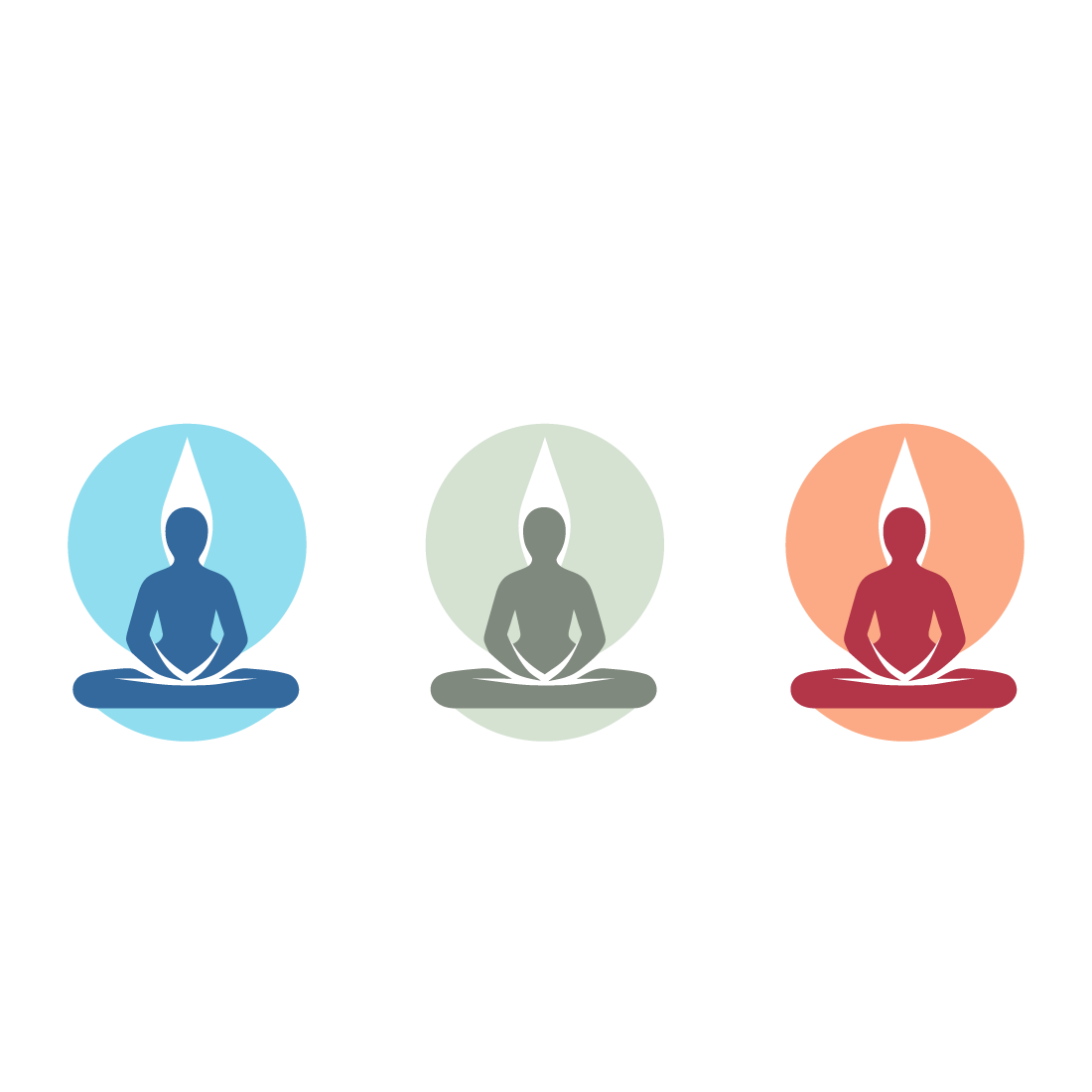 YOGA logo design preview image.