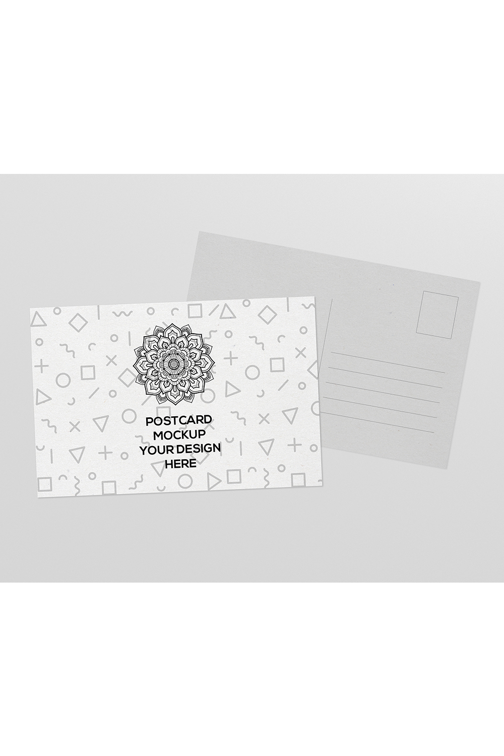 Invitation Card - Postcard Mockup pinterest preview image.