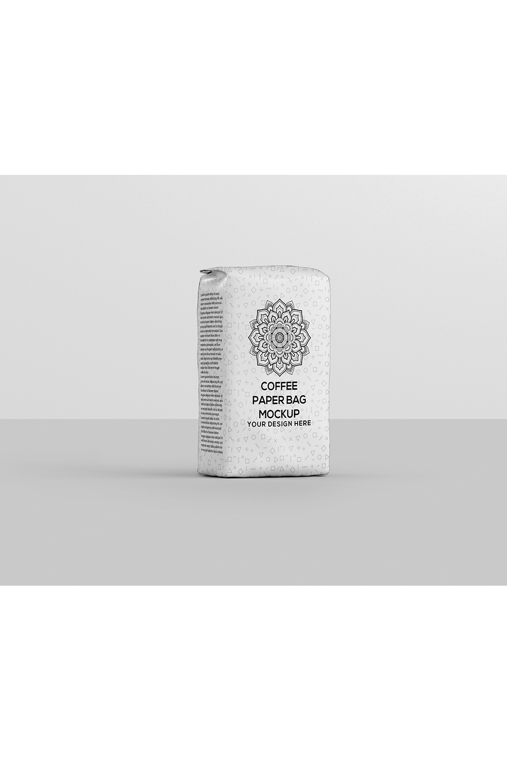 Coffee Paper Bag Mockup pinterest preview image.