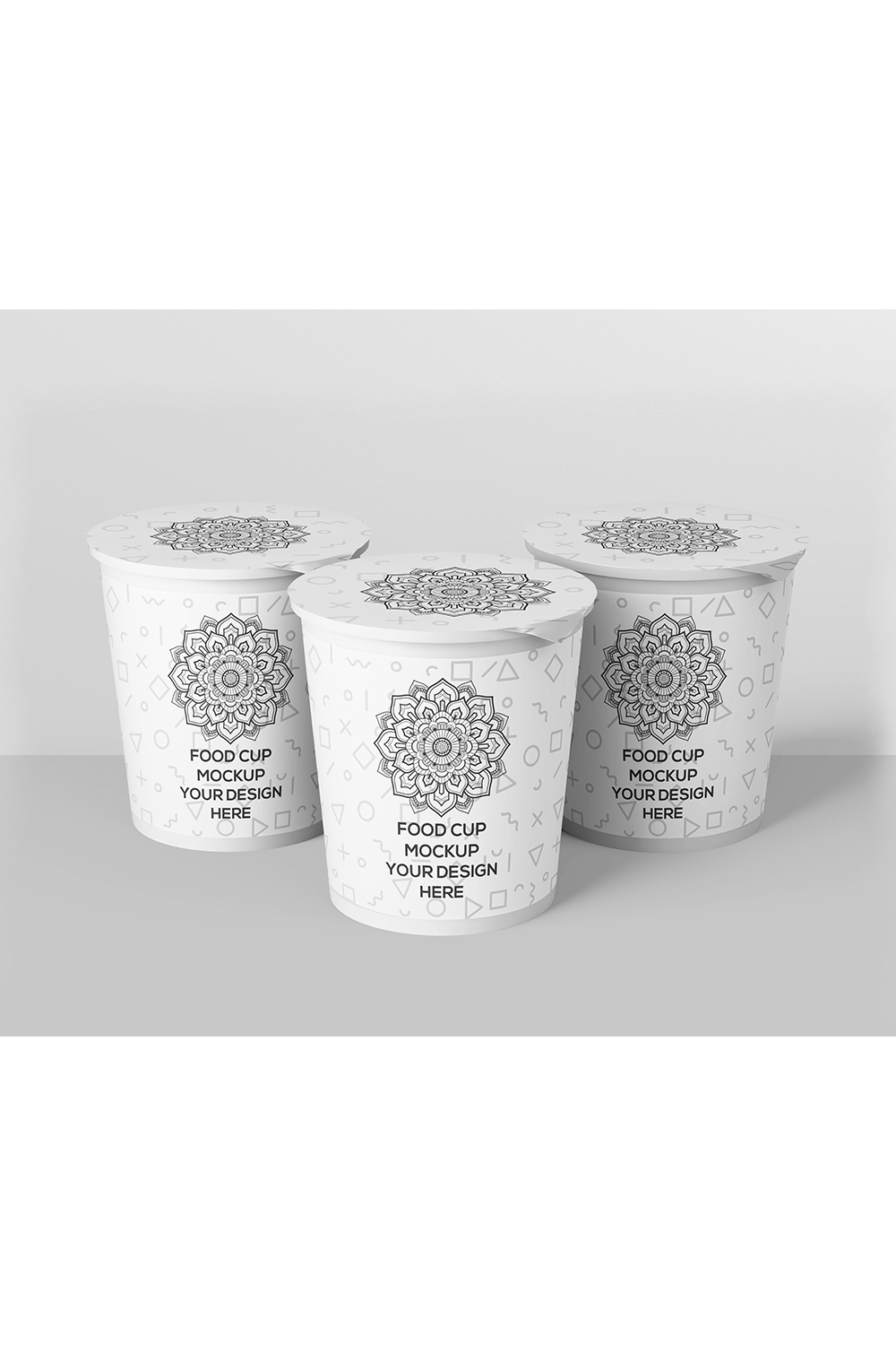Food Cup Mockup pinterest preview image.