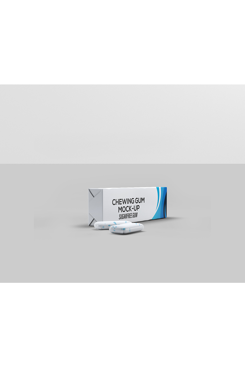 Pack of Bubble Gum Mockup pinterest preview image.